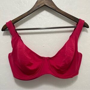 Cuup Bra 36F The Scoop Pink Unlined Underwire